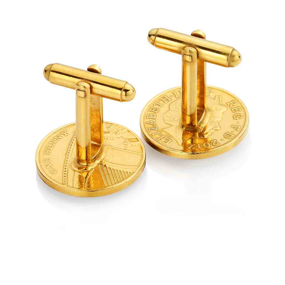 2016 One Penny - Enamelled Coin buying Cufflinks